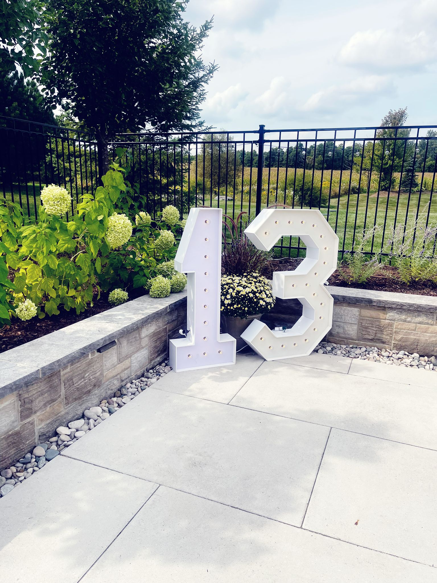 marquee numbers for birthdays and events