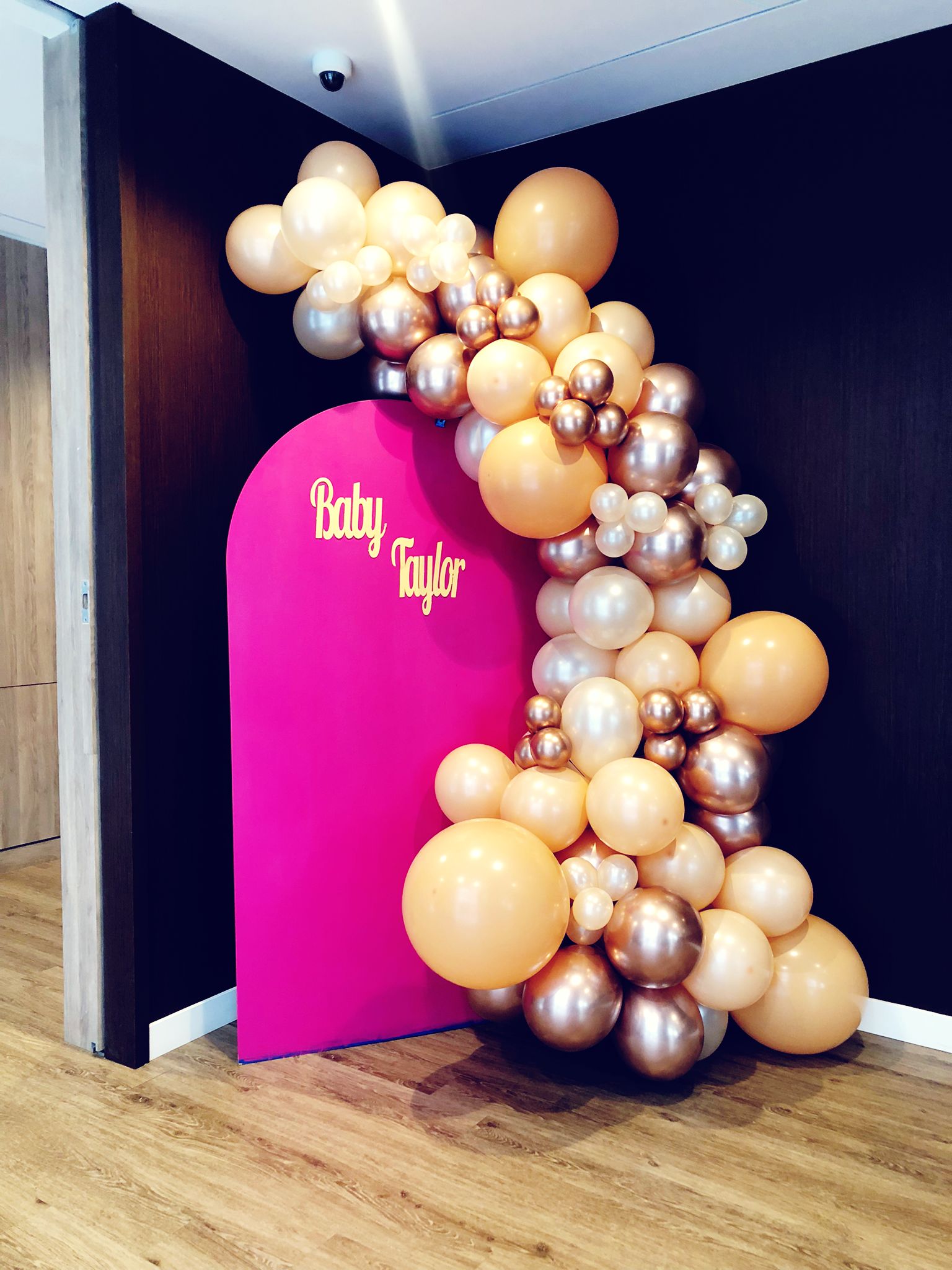 backdrop and balloon decor for birthdays and events